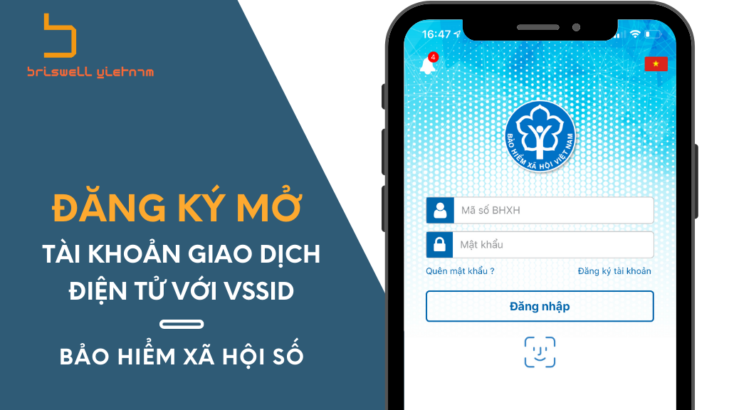 Đăng ký mở tài khoản giao dịch điện tử với VssID – Bảo hiểm xã hội số