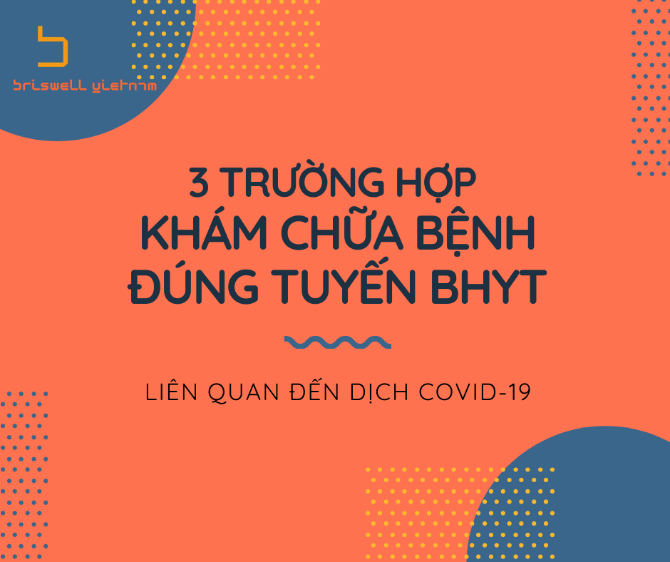 03 TRƯỜNG HỢP KHÁM CHỮA BỆNH ĐÚNG TUYẾN BHYT LIÊN QUAN ĐẾN DỊCH COVID-19