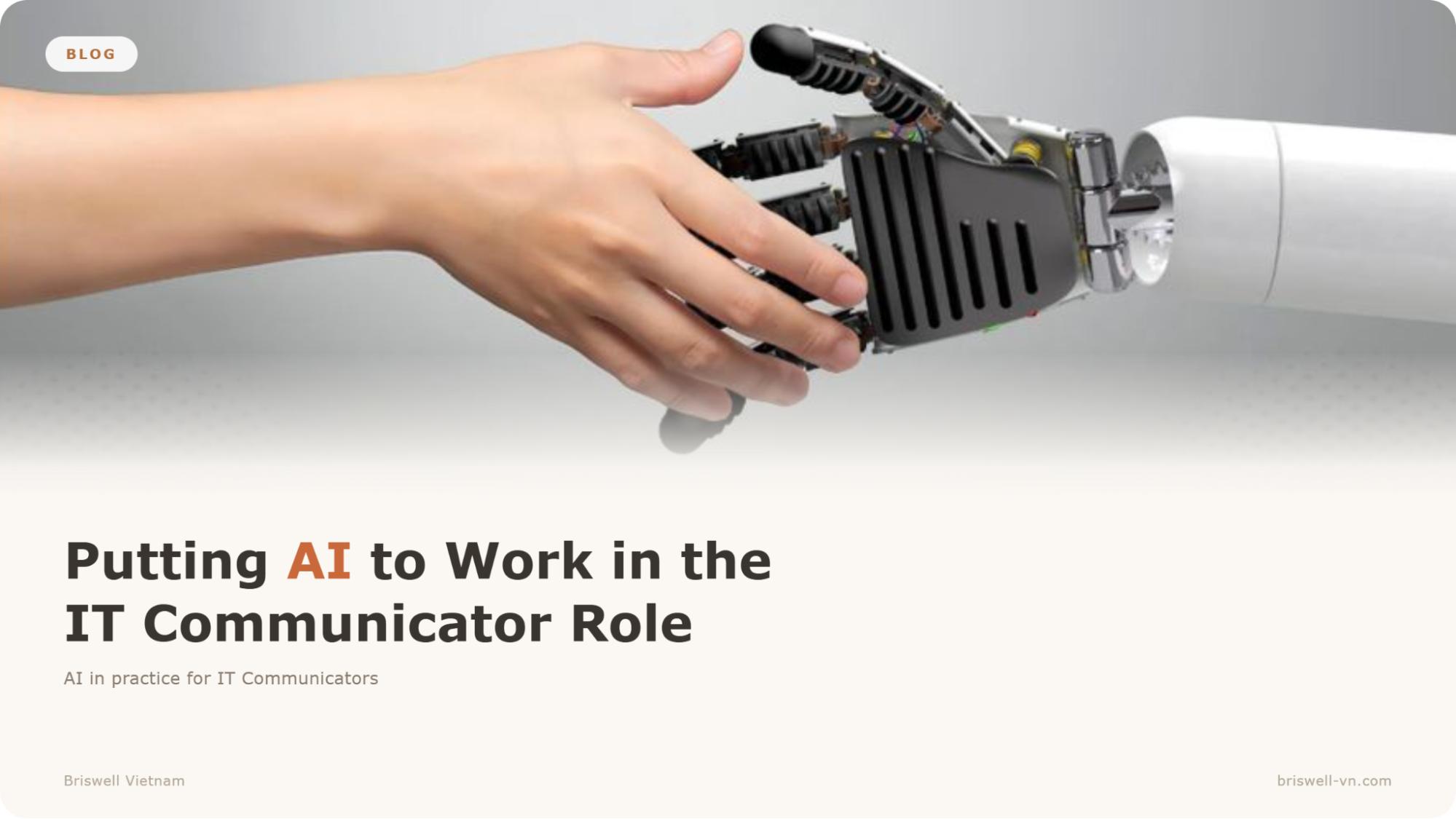 Putting AI to Work in the IT Communicator Role